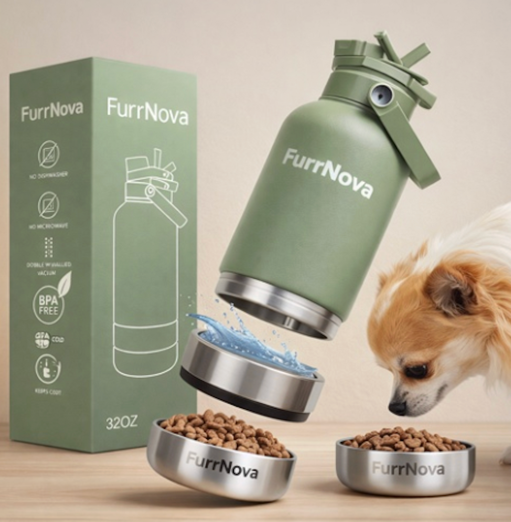 FurrNova Travel Hydration & Feeding System
